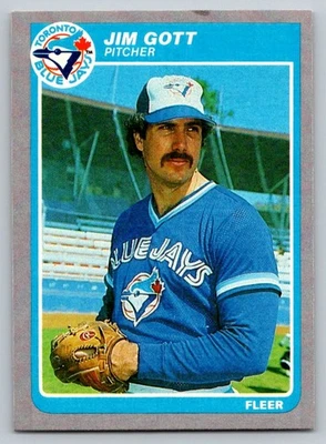 1985 Fleer #105 Jim Gott Toronto Blue Jays - Image 1 of 2