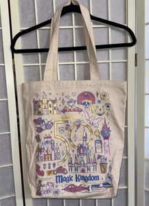Walt Disney World 50th Anniversary Starbucks Been There Series Canvas Tote Bag - Picture 1 of 15