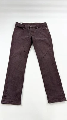 Pantalones de mezclilla ajustados elásticos de pierna recta Levi's 511 para hombre 36x32 rojo granate Foto 1 de 4