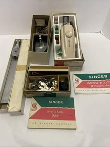 Sewing Machine Accessories Lot - Speedease Strip Singer Buttonholer - Feet / Etc - Picture 1 of 15