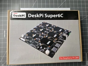DeskPi Super6C for Raspberry Pi Compute Module 5/Raspberry Pi CM4 Cluster, Mi... - Bild 1 von 1