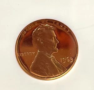 1963 $1C Lincoln CentNGC PF-68 Cameo - RD - Bild 1 von 4