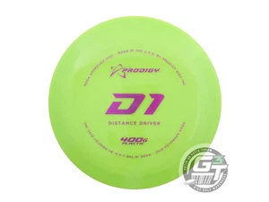 USED Prodigy Discs 400G D1 170g Lime Purple Foil Distance Driver Golf Disc - Picture 1 of 2