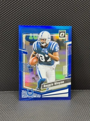 2023 Panini Donruss Optic Reggie Wayne /199 Blue Prizm #80 Colts - Image 1 of 2