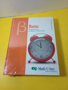Math U See Beta Student Instruction Manual+ CD Brand New Sealed  - Picture 1 of 4