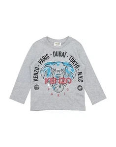 Kenzo Elephant Print Organic Cotton Long Sleeve T-Shirt size 8A - Picture 1 of 3