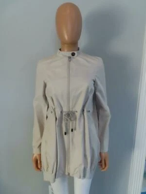 Trench coat/jaqueta Brunello Cucinelli bege claro tamanho 38/EUA 2 - Imagem 1 de 4