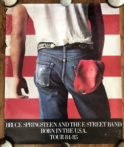 Bruce Springsteen Original Vintage Poster Born In The USA 1984 Music Promo Pinup - Picture 1 of 7