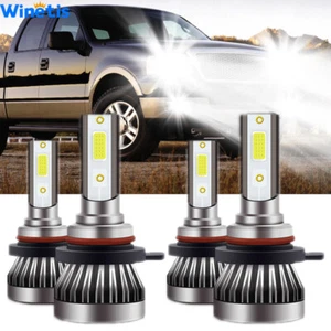 9005 9006 Kit Faros LED COMBO Bombillas 6500K ALTO BAJO Haz Super Brillante Blanco - Imagen 1 de 9