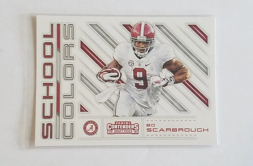 2018 PANINI CONTENDERS DRAFT PICKS SCHOOL COLORS BO SCARBROUCH#19 - Image 1 of 1