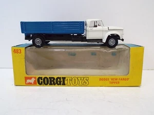 CORGI 483 RARE DODGE KEW FARGO TIPPER VINTAGE ORIGINAL IMMACULATE BOXED (L237) - Picture 1 of 11