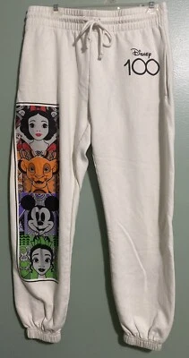 Pantalones deportivos Disney 100 Celebrate Juniors L/11-13 marfil crema bolsillos Foto 1 de 4