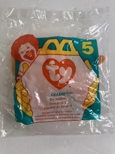 TY BEANIE BABIES VINTAGE MCDONALD'S HAPPY MEAL TOY GOLDIE #5 1996 - Picture 1 of 2