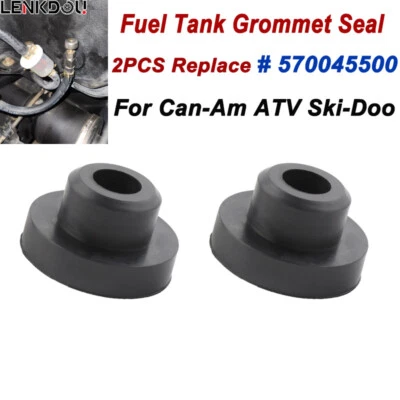 2PCS Fuel Tank Grommet Seal Replace 570045500 For 1999-08 Can-Am Ski-Doo Traxter - Image 1 of 4