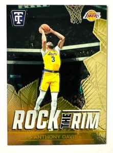Tarjeta Panini 2024-25 totalmente certificada Anthony Davis Rock the Rim #/249 ¡Lakers! - Imagen 1 de 3