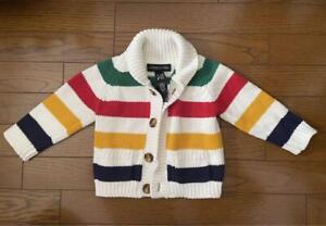 Pull tricoté laine Baie d'Hudson