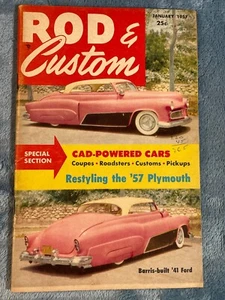 Vintage Rod And Custom Magazine January 1957 Quinn Paperback - Picture 1 of 10