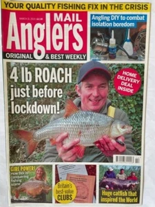 ANGLERS MAIL - 31 MARCH 2020 - 4LB ROACH - HUGE CATFISH THAT INSPIRED WORLD - Imagen 1 de 1