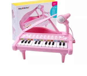 Piano Toy Keyboard for Kids Birthday Gift Age 1+ 24 Keys Toddler 24 keys Pink - Picture 1 of 5