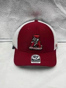 Alabama Crimson Tide Throwback NCAA '47 Marke roter Trucker verstellbare Netzmütze - Bild 1 von 5