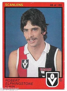 1982 Scanlens (48) Robert ELPHINGSTONE St. Kilda ++++ - Picture 1 of 1