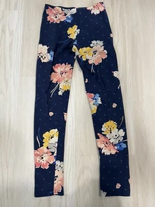 Girls Old Navy Floral Leggings Size 10/12 - Picture 1 of 9