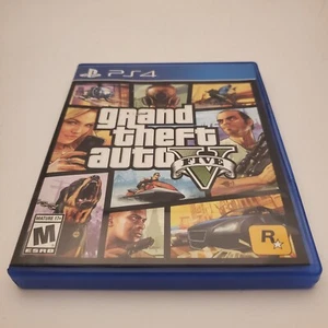PS4 PlayStation 4 GTA 5 Grand Theft Auto V Completo en Caja En Caja Con Manual - Imagen 1 de 3