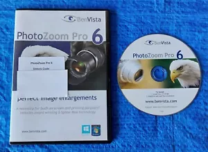 Photozoom Pro 6 Photo Image Enlargement Software with Code Benvista Windows 7 8 - Picture 1 of 4