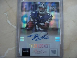 2015 Panini Prestige WR Tyler Lockett#16 RC Auto Nr.20/25 Seattle Seahawks - Bild 1 von 2
