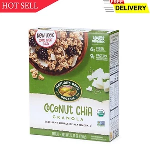Nature's Path Organic Coconut Chia Granola, 12.34 Ounce, Non-GMO, 30g Whole G... - Picture 1 of 8