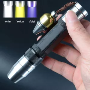 3 en 1 365nm UV Blanca Amarilla 3 LED Linterna para Joyería de Jade Aleación Bolsillo Antorcha - Imagen 1 de 10