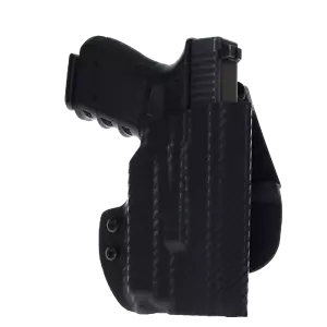 Kahr - OWB Paddle Tactical Holster - Inforce APL Gen 3 - Black Carbon Fiber - Picture 1 of 6