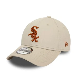 New Era Cap Mens MLB Chicago White Sox Team Basic Stone & Brown 9FORTY Hat - Picture 1 of 4