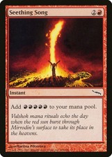 Seething Song Mirrodin PLD Red Common MAGIC THE GATHERING MTG CARD ABUGames