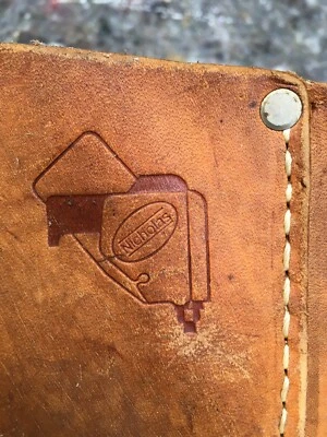 🔥NICHOLAS 100% LEATHER TOOL BELT DRILL HOLSTER COWHIDE CARPENTERS HEAVY SPLIT - Image 1 of 4