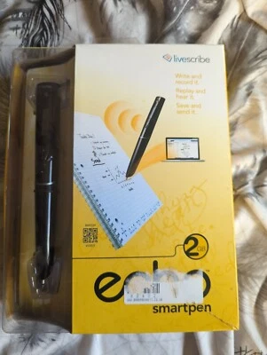 Livescribe Echo Smartpen 2GB Black  - Windows/Mac . New opened but not used.  - Image 1 of 2