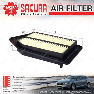 Sakura Air Filter for Honda Accord 9TH GEN CR 2.4L 4Cyl Petrol MPFI - image 1 of 2