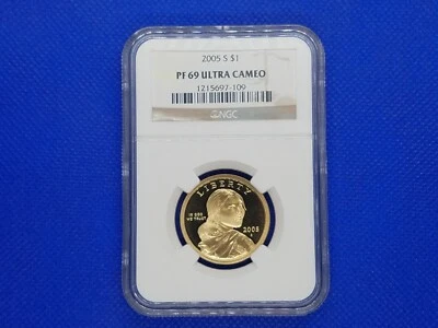 2005 Sacagawea  $1 PROOF NGC PF69 Ultra Cameo - Image 1 of 4