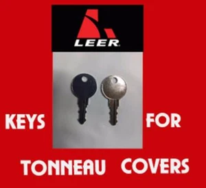 LEER TRUCK TOPPER J331 SET OF TWO KEYS BAUER CENTURY TONNEAU COVER FREE SHIPPING - Picture 1 of 1