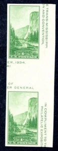 US Scott # 769 - MNH-NG - Horizontal Gutter Pair - Nice - Picture 1 of 1