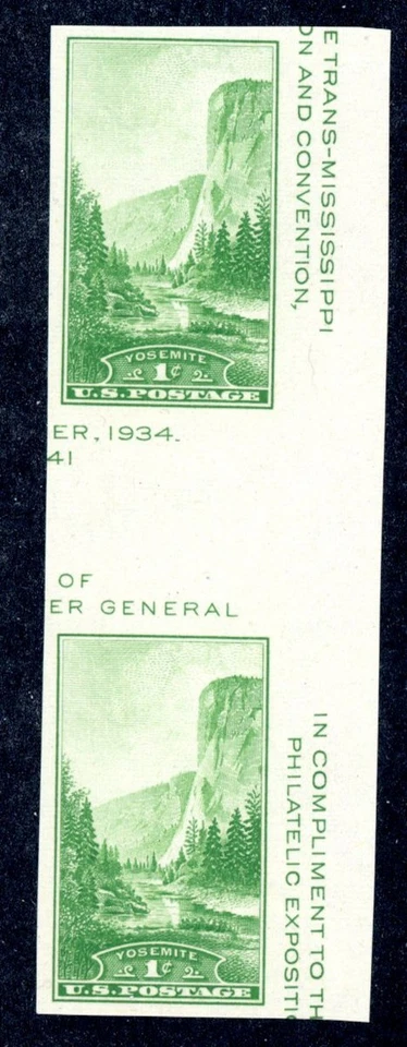 US Scott # 769 - MNH-NG - Horizontal Gutter Pair - Nice - Image 1 of 1