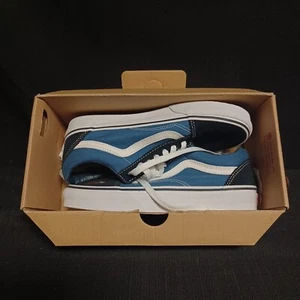 Vans Old Skool Navy Suede Canvas Schnürschuhe Damen Mädchen Jungen Sneaker - Bild 1 von 8