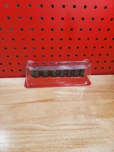 Juego de enchufes de impacto semiprofundos de 6 puntos Snap on Tools 207IMFS 7 piezas 3/8" Drive SAE - Imagen 1 de 24