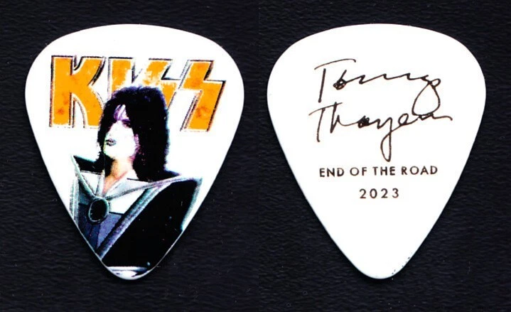 KISS Tommy Thayer Signature Photo Guitar Pick - 2023 End Of The Road Tour - Image 1 of 1