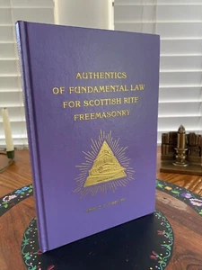 Authentics of Fundamental Law for Scottish Rite Freemasonry Henry C Clausen HC - Picture 1 of 16