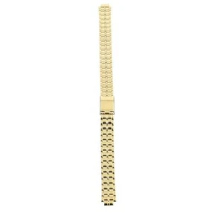 Seiko Ladies 07/12mm Gold Tone Stainless Steel WatchBand AU02290N V401-0091 - Picture 1 of 5