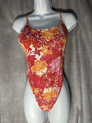 Traje de baño de una pieza estampado en spray marino Roxy Juniors - Hilo Hibiscus M Foto 1 de 2