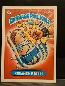 1986 Topps Garbage Pail Kids #97B Super Rare 🔥CREAMED KEITH..... - Bild 1 von 2