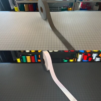 Cuentas de vidrio reflectantes plateadas de 2" grado de rendimiento Oralite GP 020 coser Foto 1 de 4