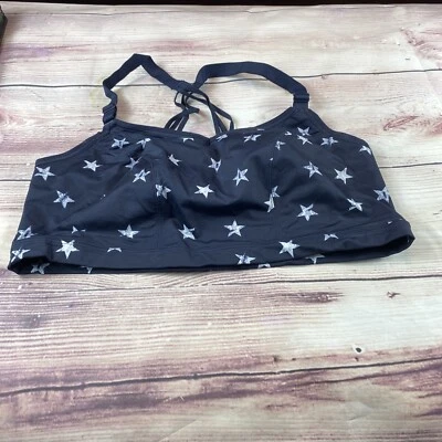 Sutiã esportivo Lane Bryant Livi Active baixo impacto tamanho 18/20 azul - Imagem 1 de 4